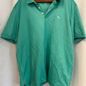 Tommy Bahama Men's Green Polo Shirt